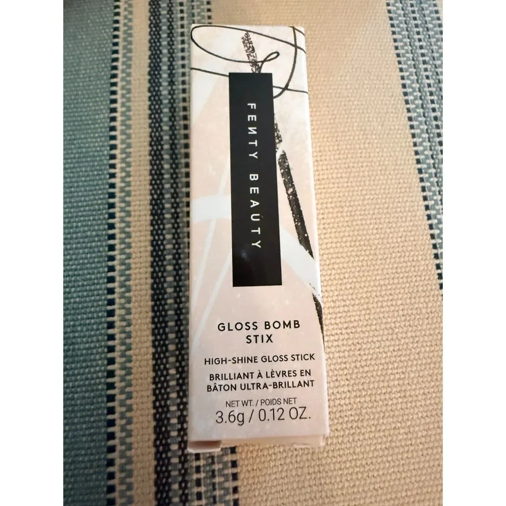 NIB Fenty Beauty Gloss Bomb Stix High Shine Gloss Stick in Fenty Glow 03
